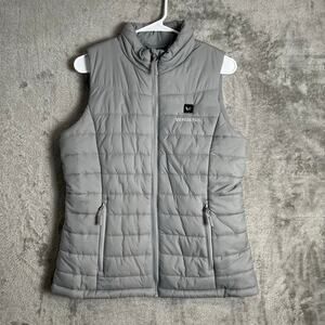 Venustas Women's Heated Quilted Vest Size Small Gray New‎ No Battery